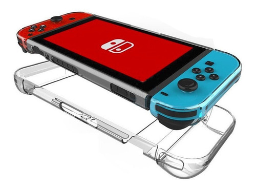 Clear Case Protector Nintendo Switch 5 Pzas + Cristal
