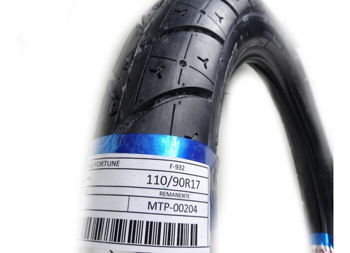 Imagen 4 de 4 de Cubierta Tipo Pista Horng 110/90 R17 Fortune F932 P/ Camara