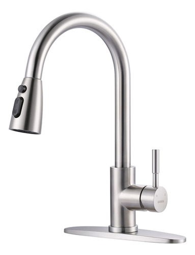 Grifo De Cocina Wowow De Acero Inoxidable Sus 304 Con Rociad