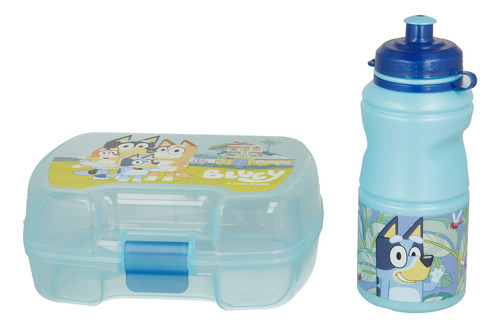 Bluey Set Portasandwich Y Botella Bluey By90109