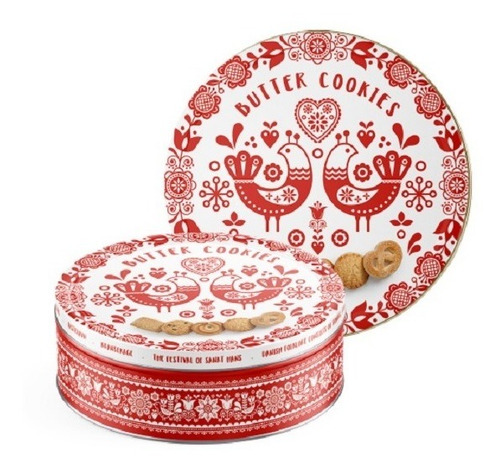 Imagen 3 de 5 de Galletitas Danesas En Lata Butter Cookies 454gr Envio Gratis