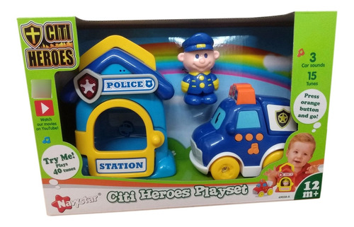 Set De Juego Vehículo Con Sonidos Y Muñeco Ploppy 373355