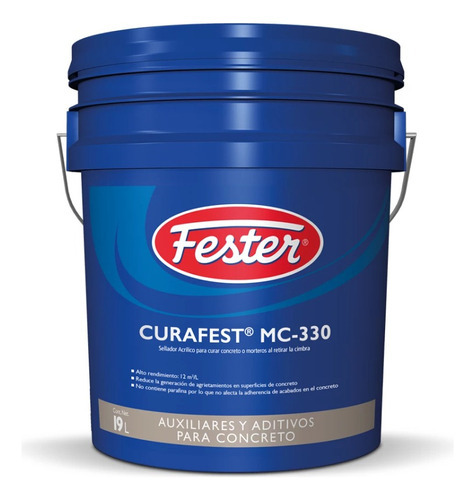 Sellador Acrílico Para Concreto Fester Curafest Mc-330 19l