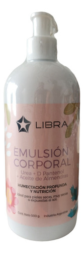 4 Emulsion Corporal Humectacion Y Nutricion 500gr. - Libra C Fragancia Suave