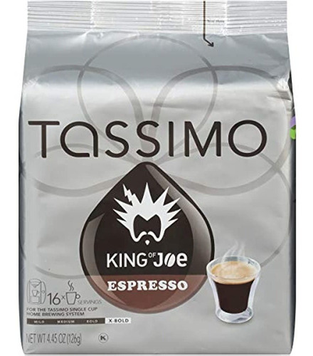 Cafe Tassimo King Of Joe Espresso 16 Unidades