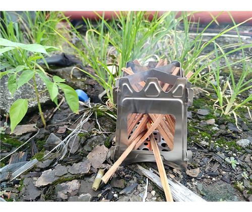 Estufa De Camping Plegable, Estufa De Leña Portátil