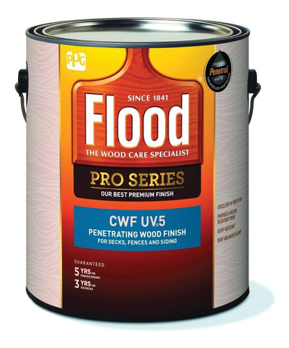 Aceite Acabado Deck Pro Serie Madera Natural, Flood Cwf-uv5