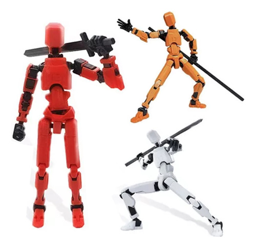 3pz Figura Articulada Dummy Multi-jointed Movable-no Armado
