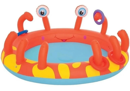 Pileta Infantil Inflable Bestway 53058 Cangrejo Babymovil