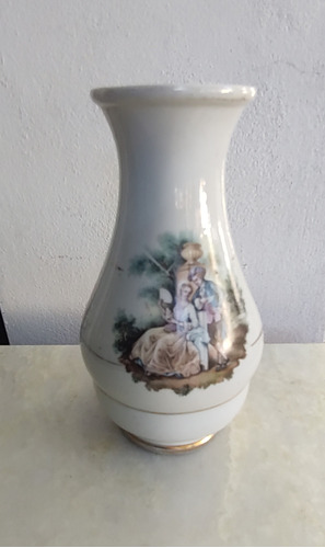 Antiguo Florero De Porcelana