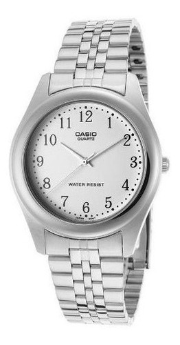 Reloj Casio Caballero Blanca Mtp-1129a-7brd