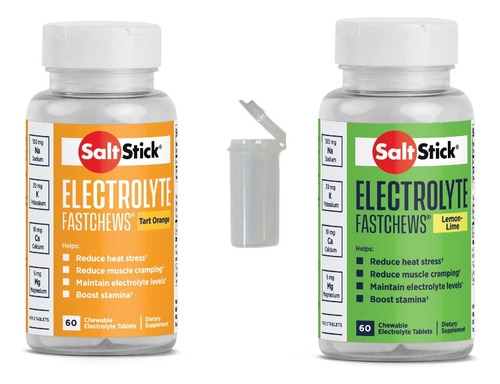 Saltstick Fastchews® Variedad 2-pack 60 Botellas De Tarta