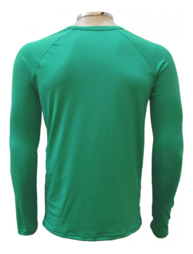 Camisa Térmica Infantil Verde Uv50+ Personalize!