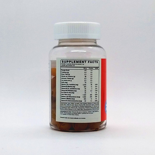 Imagen 4 de 7 de Multivitaminico Minerales 60 Gomitas - 8 Vitamins Gummies