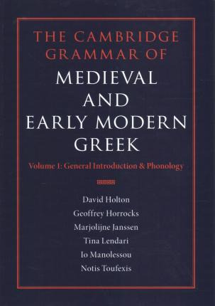 Libro The Cambridge Grammar Of Medieval And Early Modern ...