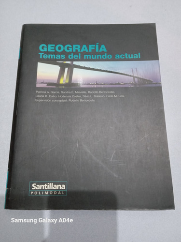 Libro Geografía Temas Del Mundo Actual Santillana Polimodal 