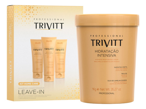 Combo Kit Home Care C Leavein + Mascara 1kg Itallian Trivitt