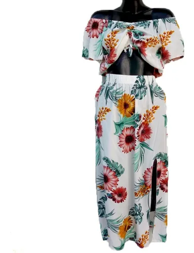 Conjunto floreado mujer new arrivals