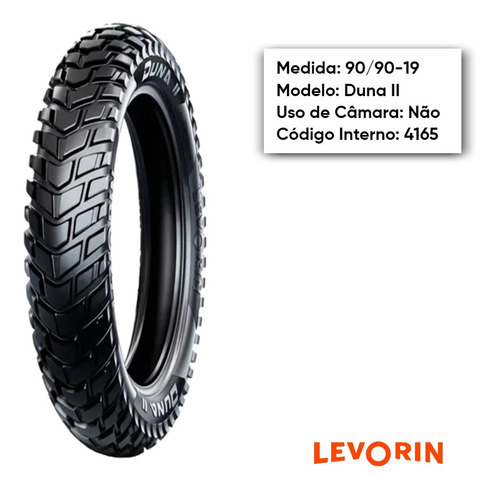 Pneu Diant Bros 125/150/160 Xre 190 90/90-19 Levorin Uso S/c