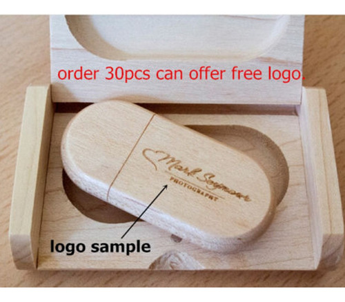 Imagem 8 de 10 de De Madeira 32gb Usb 2.0 Flash Drive Memória Stick U Disco