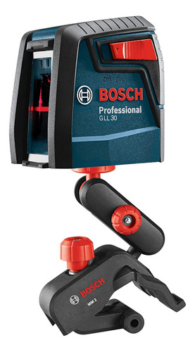 Nivel Láser De Línea Cruzada Bosch Gll30, Autonivelante, 9 M