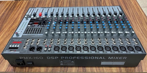 Mezcladora 16 Canales Usb Bluetoot Vamav Pmx160 Dsp Eq 7 Bd