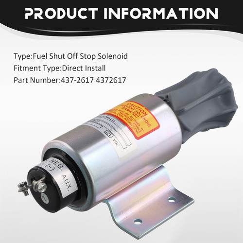 Solenoide De Corte De Combustible De 24 V 437-2617 4372617 P