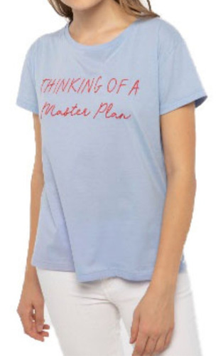 Remera Ossira Original C/texto Bordado En Delantero.art014