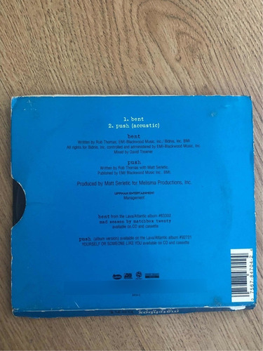 Ep Cd Matchbox 20 Importado Muy Buen Estado Retiro X Ramos (Usado)