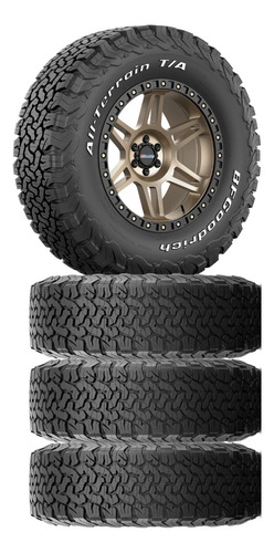 Kit X4 Cubiertas Bf Goodrich All Terrain A/t Ko2 255/70 R18