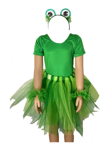 Disfraz de ranita para niña con tutu new arrivals