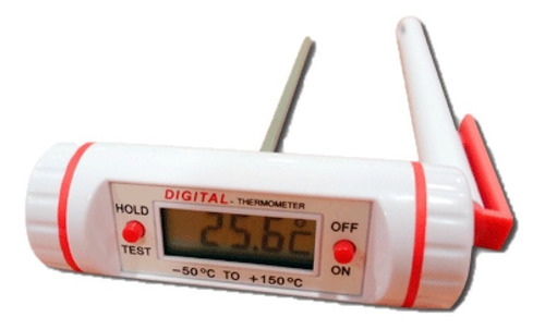 Termómetro Luft Digital Espiga Acero Inox De 200mm 