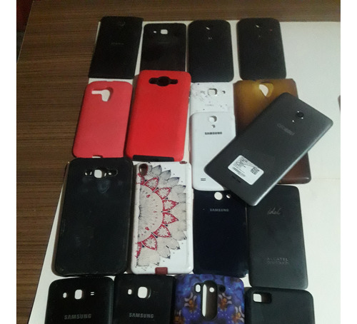 Lote De 18 Fundas Y Carcazas De Celulares Usadas Liquido