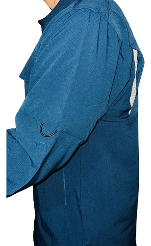 Imagen 3 de 6 de Camisa Hombre Outdoor Con Protecion Uv Trekking Ripstop