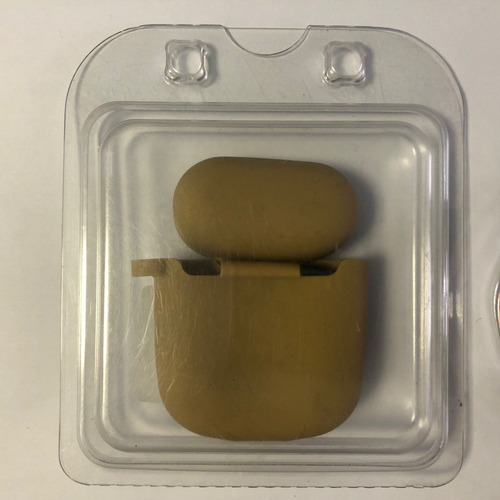 Funda Case Protector Beige Nike Para AirPods Gen 1 Y 2