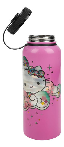 Hello Kitty Cd Collection Botella De Agua De Acero Inoxidabl