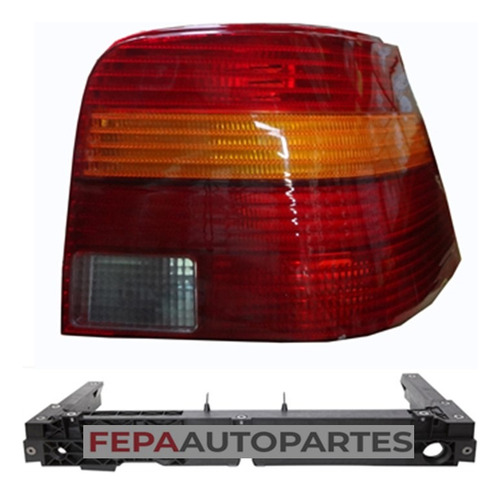 Mica Faro Giro Trasero Vw Golf Iv Mk4 99 / 03 Tricolor