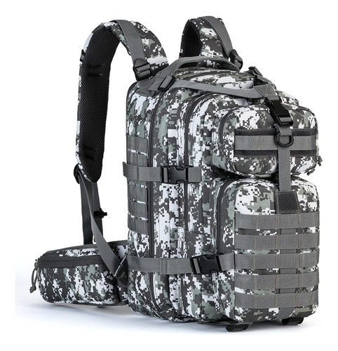 . - Mochila Táctica Militar Para Caza, Acampado, 35 L., Acu-