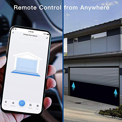 Controlador De Apertura De Puerta De Garaje Loratap Smart Wi