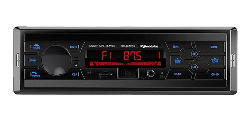 Imagem 1 de 9 de Auto Radio Mp3 Automotivo Roadstar Usb Fm Rs2608br Bluetooth