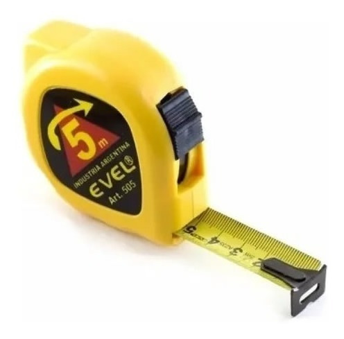 Cinta Metrica Evel 5m Retroblok Profesional Nacional