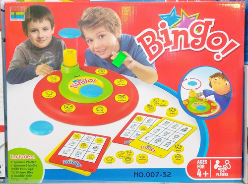 Juego Bingo Mesa Juguete Niño Navidad Envio Gratis