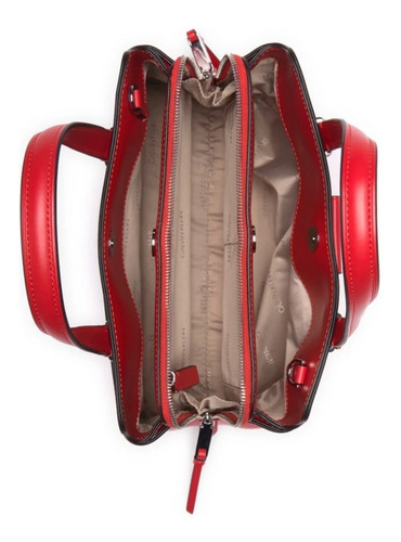 Bolsa Calvin Klein Satchel Daytona Cuero Piel 100% Original