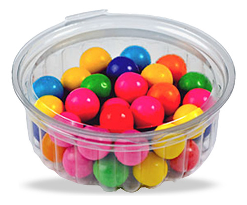 Molde Desechable Para Postres Con Tapa 250 Ml 10x4cm 200 Pz Transparente