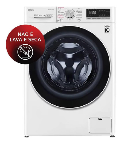 Máquina de lavar automática LG VC4 FV5011 inverter branca 11kg 127 V