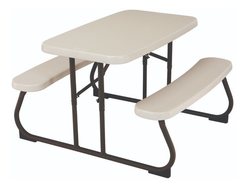 Mesa de piquenique infantil Lifetime cor de amêndoa