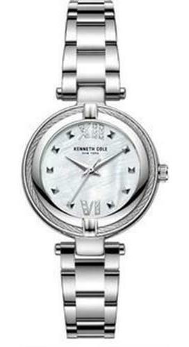 Reloj Mujer Kenneth Cole Classic Mother Of Pearl Crystallize