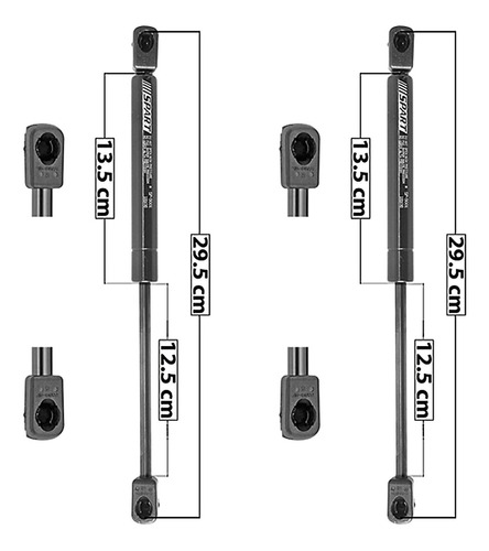 Kit 2 Amortiguadores Cajuela (de Calidad) Ford Contour 95-00