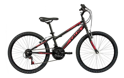 Bicicleta Infanto Juvenil Caloi Max Aro 24 - 21 Vel - Preto