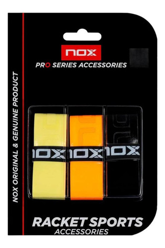 Overgrip Nox Pro 3 Unidades De Colores